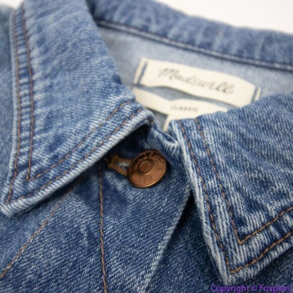 NEW Madewell The Jean Jacket in Pinter Wash, 2X - Picture 9 of 16